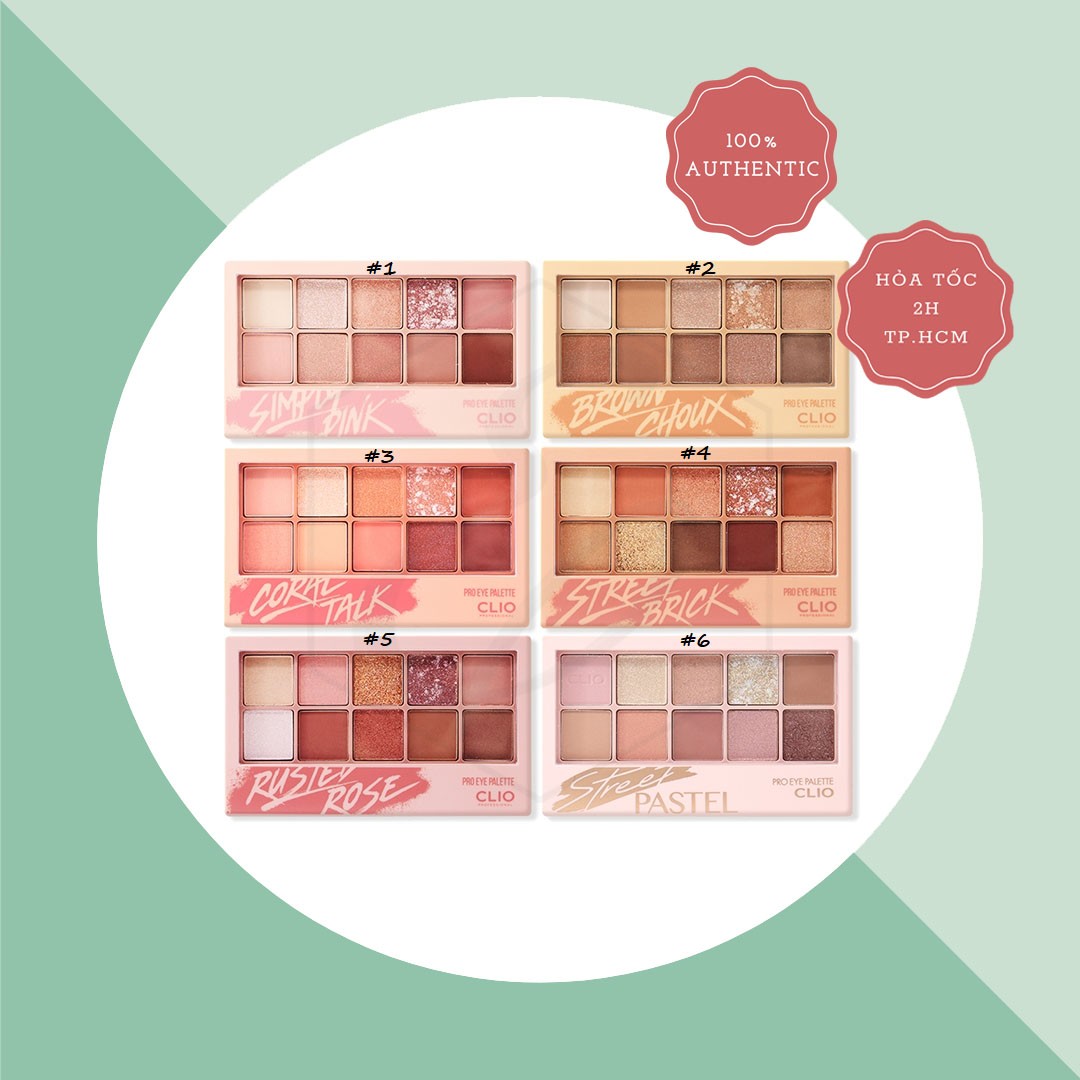 Bảng Phấn Mắt Clio Pro Eye Palette